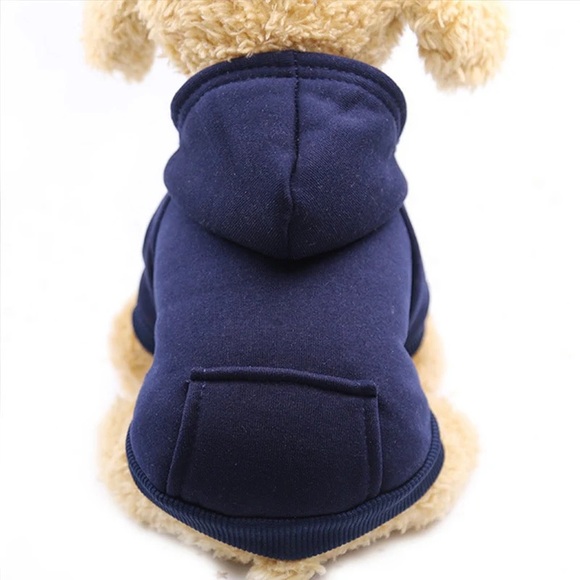 Other - Navy Blue Pullover Dog Hoodie